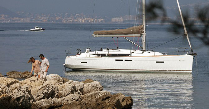 Barco de vela EN CHARTER, de la marca Jeanneau modelo SUN ODYSSEY 419 y del año 2017, disponible en Marina Santa Cruz de Tenerife Santa Cruz de Tenerife Tenerife España
